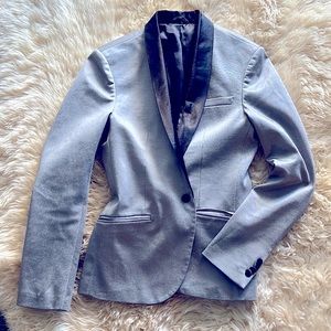 Zara man silvery tux jacket sz38